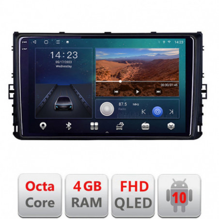 Navigatie dedicata grupul VW B-933  Android Ecran QLED octa core 4+64 carplay android auto KIT-933+EDT-E309V3