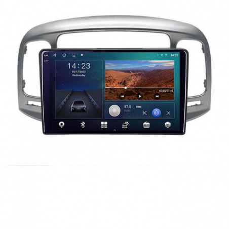 Navigatie dedicata Hyundai Accent 2006-2012 B-ACCENT  Android Ecran QLED octa core 4+64 carplay android auto KIT-accent+EDT-E309V3