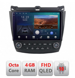 Navigatie dedicata Honda Accord 2004-2008 B-ACCORD  Android Ecran QLED octa core 4+64 carplay android auto KIT-ACCORD+EDT-E310V3