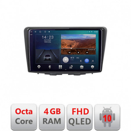 Navigatie dedicata Suzuki Baleno B-baleno  Android Ecran QLED octa core 4+64 carplay android auto kit-baleno+EDT-E309V3