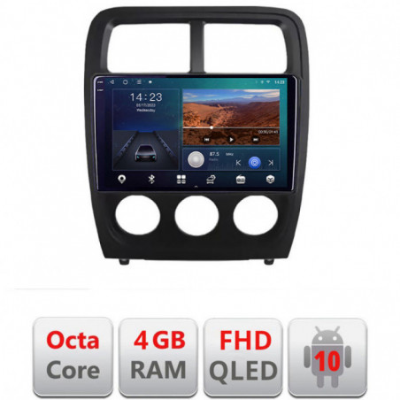 Navigatie dedicata Dodge Caliber 2010-2012 B-CALIBER  Android Ecran QLED octa core 4+64 carplay android auto KIT-caliber+EDT-E309V3