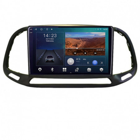 Navigatie dedicata Fiat Doblo 2015-2018 B-DOBLO15  Android Ecran QLED octa core 4+64 carplay android auto KIT-DOBLO15+EDT-E309V3
