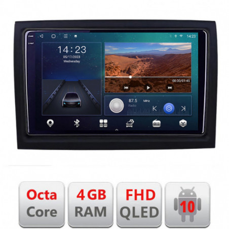 Navigatie dedicata Fiat ducato 2006- B-DUCATO  Android Ecran QLED octa core 4+64 carplay android auto KIT-ducato+EDT-E309V3