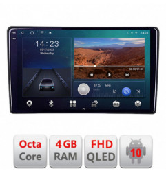 Navigatie dedicata Hyundai I40   Android Ecran QLED octa core 4+64 carplay android auto kit-i40+EDT-E309V3