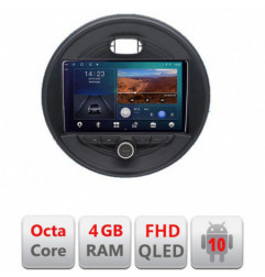 Navigatie dedicata Mini 2015-2019 masini fara ecran color de fabrica  Android Ecran QLED octa core 4+64 carplay android auto KIT-mini-04+EDT-E309V3