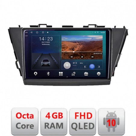 Navigatie dedicata Toyota Prius 5 Plus 2012-2020  Android Ecran QLED octa core 4+64 carplay android auto kit-prius5-plus+EDT-E309V3