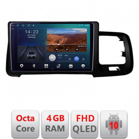 Navigatie dedicata Volvo S60 2008-2014 B-s60-08  Android Ecran QLED octa core 4+64 carplay android auto kit-s60-08+EDT-E309V3
