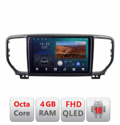 Navigatie dedicata Kia Sportage facelift 2019 - B-sportage-19  Android Ecran QLED octa core 4+64 carplay android auto KIT-sportage-19+EDT-E309V3