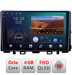 Navigatie dedicata Kia Stonic 2016-2020  Android Ecran QLED octa core 4+64 carplay android auto KIT-stonic+EDT-E309V3