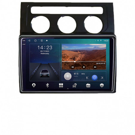 Navigatie dedicata VW Touran 2003-2009 clima automata B-touran2  Android Ecran QLED octa core 4+64 carplay android auto kit-touran2+EDT-E310V3