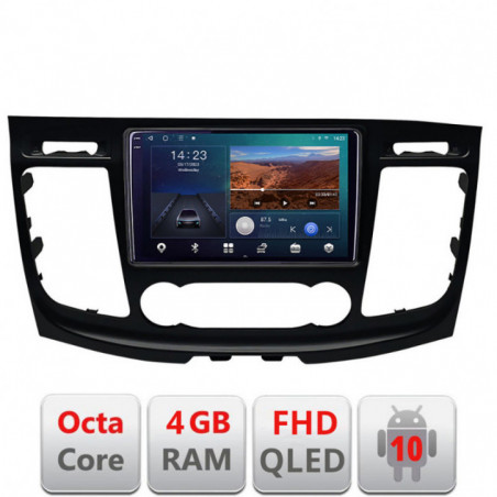 Navigatie dedicata Ford Transit 2019- varianta radio cd simplu  Android Ecran QLED octa core 4+64 carplay android auto KIT-transit-2019-a+EDT-E309V3