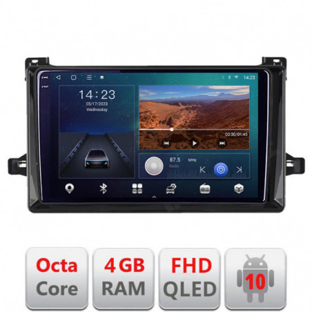 Navigatie dedicata Toyota Prius dupa 2015 B-TY50  Android Ecran QLED octa core 4+64 carplay android auto KIT-TY50+EDT-E309V3