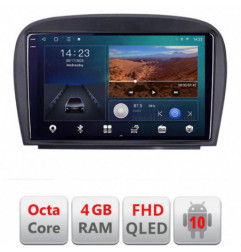 Navigatie dedicata Mercedes SL W230 2004-2011 B-W230  Android Ecran QLED octa core 4+64 carplay android auto KIT-w230+EDT-E309V3