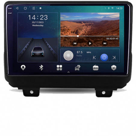 Navigatie dedicata Jeep Wrangler 2018- B-WRANGLER  Android Ecran QLED octa core 4+64 carplay android auto KIT-WRANGLER+EDT-E309V3