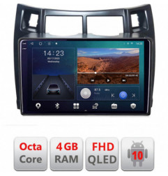 Navigatie dedicata Toyota Yaris 2008-2011 B-YARIS08  Android Ecran QLED octa core 4+64 carplay android auto KIT-YARIS08+EDT-E309V3