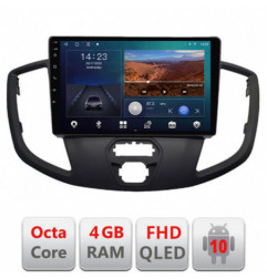 Navigatie dedicata Ford Transit V363 2015-2021 Android radio gps internet quad core 4+64 carplay android auto Kit-custom+EDT-E309v3