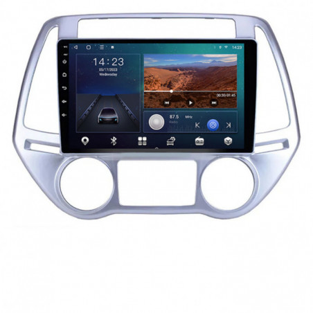 Navigatie dedicata Hyundai I20 2011-2014 manual si automat  Android radio gps internet quad core 4+64 carplay android auto Kit-i20-2012+EDT-E309v3