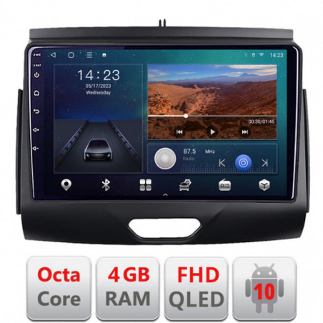 Navigatie dedicata Edonav Ford Ranger 2015- cu cd  Android radio gps internet quad core 4+64 carplay android auto Kit-574-2020+EDT-E309v3