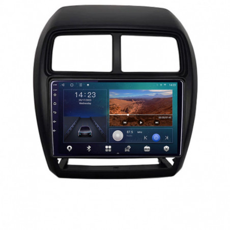 Navigatie dedicata Edonav Mitsubishi ASX 2017-2021 model facelift  Android radio gps internet quad core 4+64 carplay android auto Kit-026-facelift+EDT-E309v3