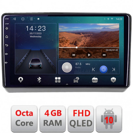Navigatie dedicata Edonav Dodge Challenger 2015-2021  Android radio gps internet quad core 4+64 carplay android auto KIT-dart+EDT-E309v3