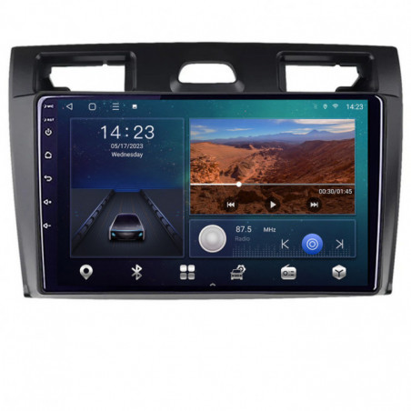 Navigatie dedicata Edonav Ford Fiesta MK5 2002-2008  Android radio gps internet quad core 4+64 carplay android auto KIT-fiesta-mk5+EDT-E309v3