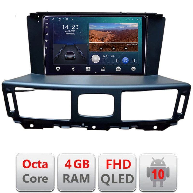 Navigatie dedicata Edonav MARCA  Android radio gps internet quad core 4+64 carplay android auto KIT-Q70+EDT-E309v3