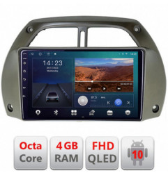 Navigatie dedicata Edonav Toyota Rav 4 2000-2004  Android radio gps internet quad core 4+64 carplay android auto kit-rav4-old+EDT-E309v3