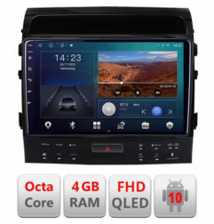 Navigatie dedicata Edonav Toyota Landcruiser 200 V8 2007-2015 cu navi si 360  Android radio gps internet quad core 4+64 carplay android auto KIT-381-360+EDT-E309v3