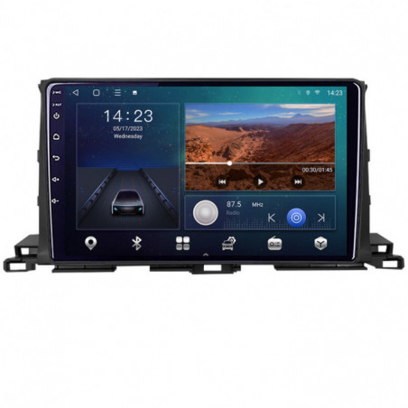 Navigatie dedicata Edonav Toyota Highlander 2013-2018  Android radio gps internet quad core 4+64 carplay android auto KIT-highlander13+EDT-E310v3