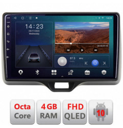 Navigatie dedicata Edonav Toyota Yaris 2020-  Android radio gps internet quad core 4+64 carplay android auto kit-yaris2020+EDT-E310v3