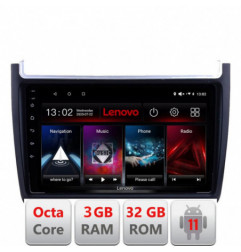 Navigatie dedicata VW Polo 2014-2017 D-655 Lenovo Octa Core cu Android Radio Bluetooth Internet GPS WIFI DSP 3+32 GB 4G KIT-655