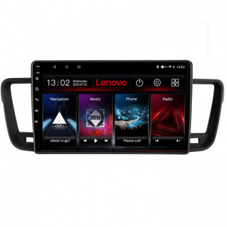Navigatie dedicata Peugeot 508 D-5637 Lenovo Octa Core cu Android Radio Bluetooth Internet GPS WIFI DSP 3+32 GB 4G KIT-5637+EDT