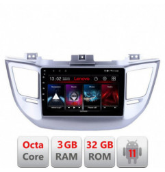 Navigatie dedicata Hyundai Tucson D-546 Lenovo Octa Core cu Android Radio Bluetooth Internet GPS WIFI DSP 3+32 GB 4G KIT-546+ED