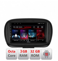 Navigatie dedicata Fiat 500 2014- D-539 Lenovo Octa Core cu Android Radio Bluetooth Internet GPS WIFI DSP 3+32 GB 4G KIT-539+ED