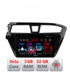 Navigatie dedicata Hyundai i20 2015-2018 D-517 Lenovo Octa Core cu Android Radio Bluetooth Internet GPS WIFI DSP 3+32 GB 4G KIT