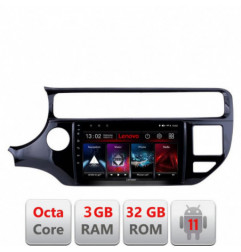 Navigatie dedicata Kia Rio 2014-2017 D-504 Lenovo Octa Core cu Android Radio Bluetooth Internet GPS WIFI DSP 3+32 GB 4G KIT-504