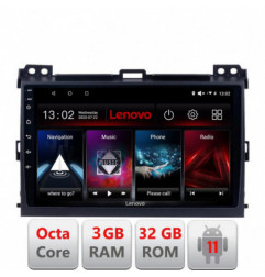 Navigatie dedicata Toyota Prado 2004-2009 D-456 Lenovo Octa Core cu Android Radio Bluetooth Internet GPS WIFI DSP 3+32 GB 4G KI