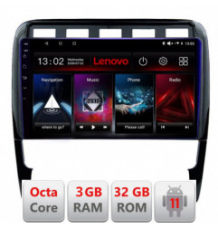 Navigatie dedicata Porsche Cayenne 2002-2011 D-443 Lenovo Octa Core cu Android Radio Bluetooth Internet GPS WIFI DSP 3+32 GB 4G