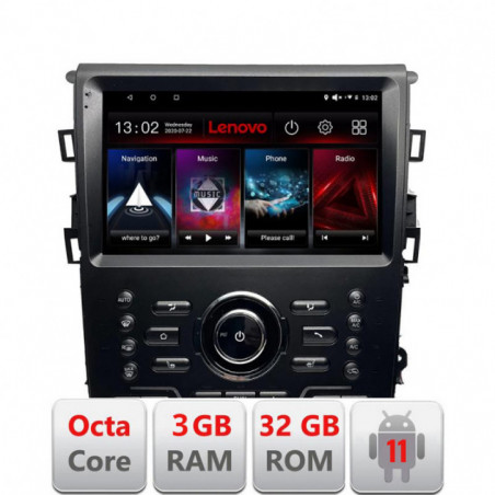 Navigatie dedicata Mondeo MK5 SYNC2 si SYNC 3 2015-2022 Lenovo Octa Core cu Android Radio Bluetooth Internet GPS WIFI DSP 3+32