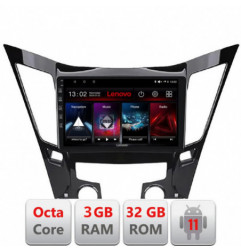 Navigatie dedicata Hyundai Sonata 2011-2015 D-259 Lenovo Octa Core cu Android Radio Bluetooth Internet GPS WIFI DSP 3+32 GB 4G