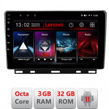 Navigatie dedicata Renault Clio 5 Lenovo Octa Core cu Android Radio Bluetooth Internet GPS WIFI DSP 3+32 GB 4G KIT-clio5+EDT-E5