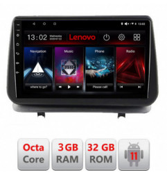 Navigatie dedicata Renault Clio 3 2005-2013  Lenovo Octa Core cu Android Radio Bluetooth Internet GPS WIFI DSP 3+32 GB 4G kit-c