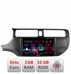 Navigatie dedicata Kia Rio 2012- D-204 Lenovo Octa Core cu Android Radio Bluetooth Internet GPS WIFI DSP 3+32 GB 4G KIT-204+EDT