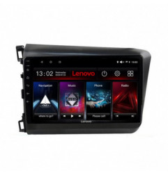 Navigatie dedicata Honda Civic 2012-2015 D-132 Lenovo Octa Core cu Android Radio Bluetooth Internet GPS WIFI DSP 3+32 GB 4G KIT