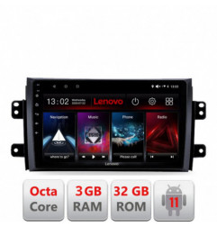 Navigatie dedicata Suzuki SX4 2006-2013 D-124 Lenovo Octa Core cu Android Radio Bluetooth Internet GPS WIFI DSP 3+32 GB 4G KIT-