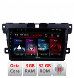 Navigatie dedicata Mazda CX-7 2009 D-097 Lenovo Octa Core cu Android Radio Bluetooth Internet GPS WIFI DSP 3+32 GB 4G KIT-097+E