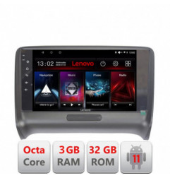 Navigatie dedicata Audi TT 2004-2011 D-078 Lenovo Octa Core cu Android Radio Bluetooth Internet GPS WIFI DSP 3+32 GB 4G KIT-078