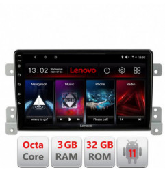 Navigatie dedicata Suzuki Grand Vitara Old D-053 Lenovo Octa Core cu Android Radio Bluetooth Internet GPS WIFI DSP 3+32 GB 4G K