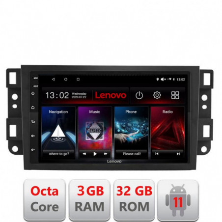 Navigatie dedicata Chevrolet Captiva Octa Core D-020 Lenovo Octa Core cu Android Radio Bluetooth Internet GPS WIFI DSP 3+32 GB