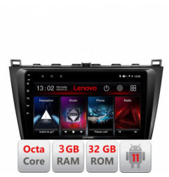 Navigatie dedicata Mazda 6 D-012 Lenovo Octa Core cu Android Radio Bluetooth Internet GPS WIFI DSP 3+32 GB 4G KIT-012+EDT-E509-